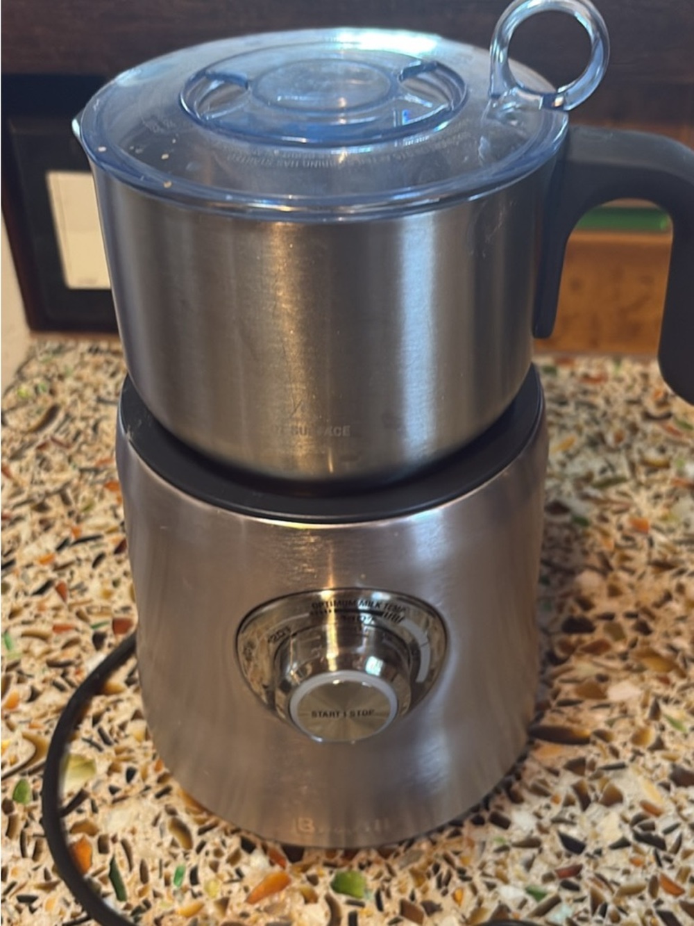 Breville Stainless Steel Electric Milk Frother - Silver